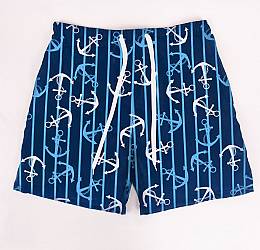 Anchor Swimming Shorts blue