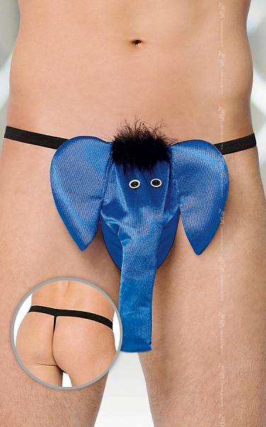 SoftLine Elephant thong blue, one size